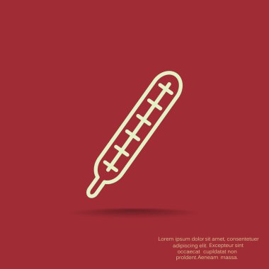 medikal termometre web simgesi