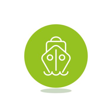 Basit römorkör web simgesi