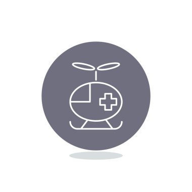 Basit helikopter web simgesi