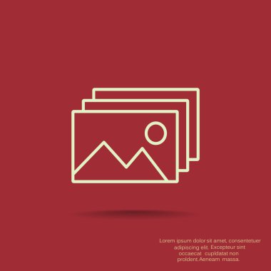 Manzara resim web simgesi