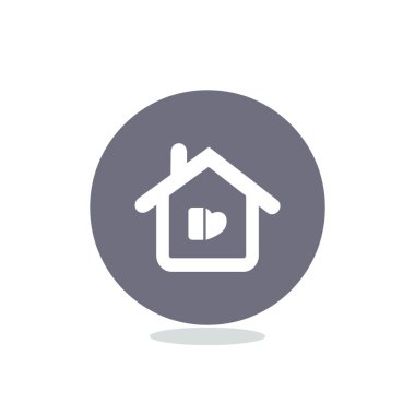 Ev basit web simgesi