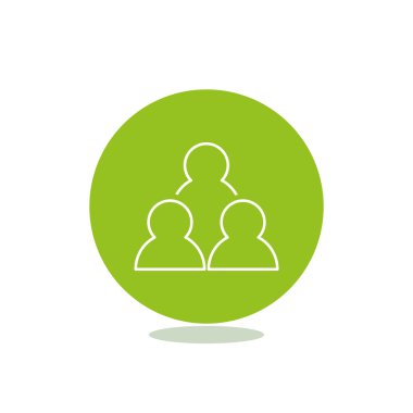 Grup insanlar basit web simgesi