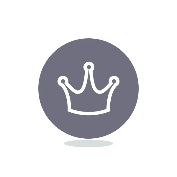 Crown icon, vip concept — Stock Vector