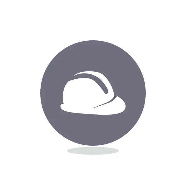 Icono web casco seguro — Vector de stock