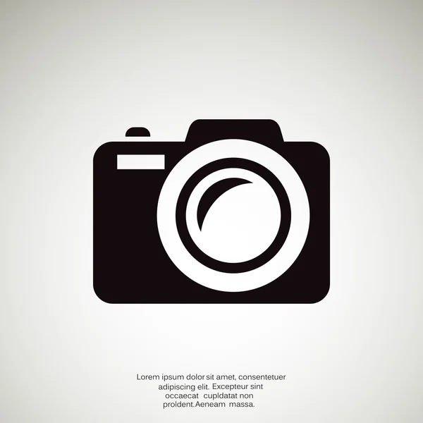 Photo camera icon — Stock Vector