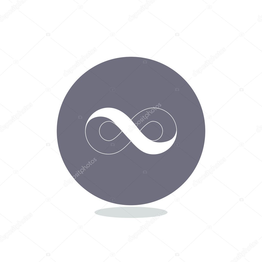 Infinity symbol web icon Stock Vector by ©LovArt 99465246