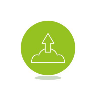 Bulut dosya karşıya yükleme simgesi