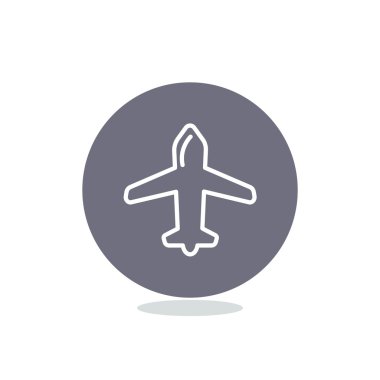 uçak web simgesi
