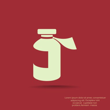 Tıp şişe web simgesi