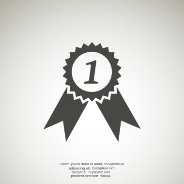 İlk yer web simgesi için madalya