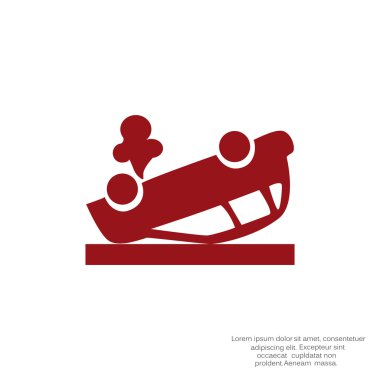 Kırık araba web simgesi