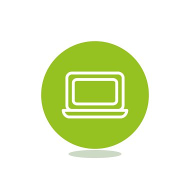 Basit dizüstü web simgesi