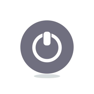 Güç buttton basit web simgesi