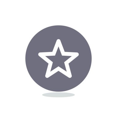 Basit yıldız web simgesi