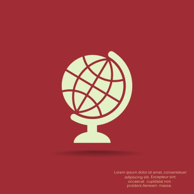 Basit küre web simgesi