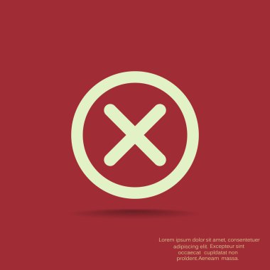 Sembol basit web simgesini Kaldır