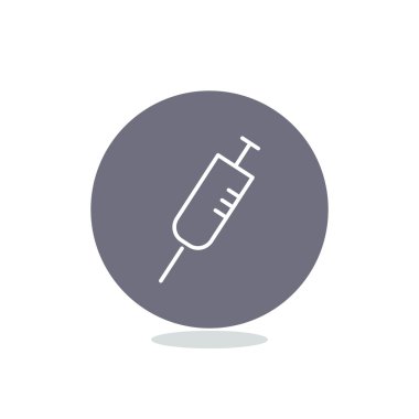 Basit şırınga web simgesi