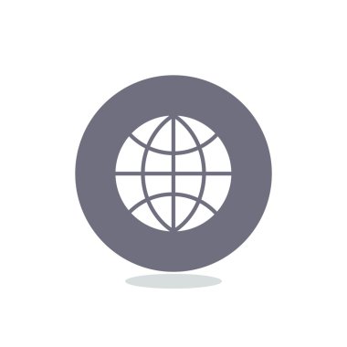 Basit küre web simgesi