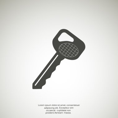 Basit anahtar web simgesi