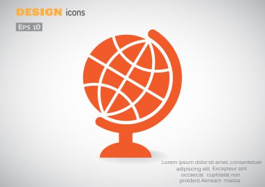 Basit küre web simgesi