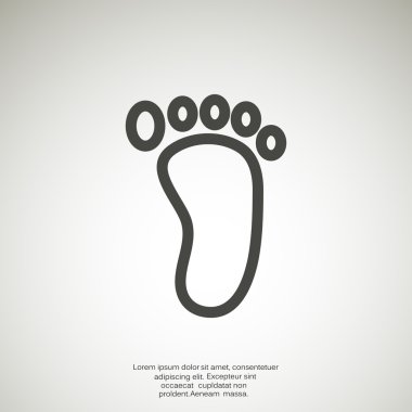 Çıplak çocuk ayak parça