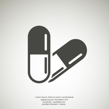 Tıbbi hapları web simgesi