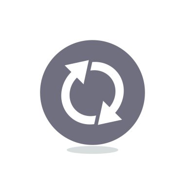 Oklar web simgesi olan daire