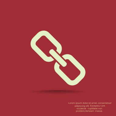 Basit zincir web simgesi