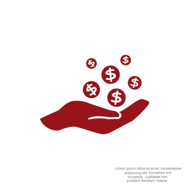 İnsan eline düşen paraları