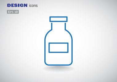 Tıp şişe web simgesi