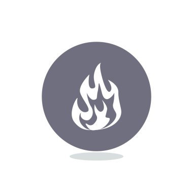 Yangın alevleri web simgesi