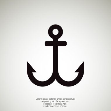 Basit çapa web simgesi