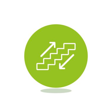 Yürüyen merdivenlerden işaretiyle