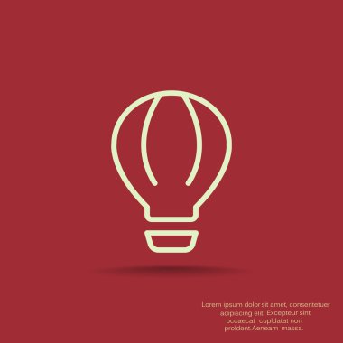 Balon aerostat web simgesi