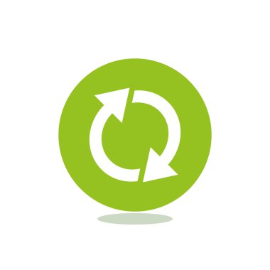 Oklar web simgesi olan daire