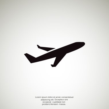 uçak web simgesi
