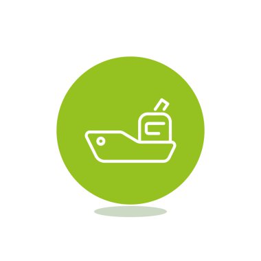 Basit römorkör web simgesi