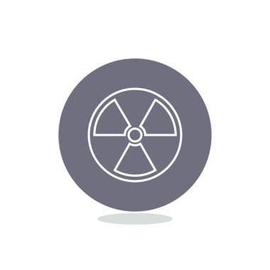 Radyasyon sembolü web simgesi