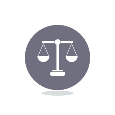 Adalet basit web simgesi ölçekleri