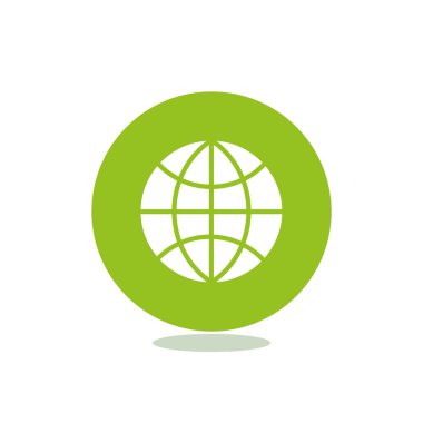 Basit küre web simgesi