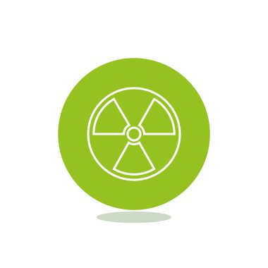 Radyasyon sembolü web simgesi