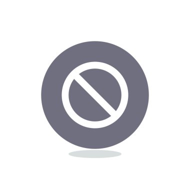 yasak işareti web simgesi