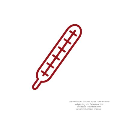 medikal termometre web simgesi