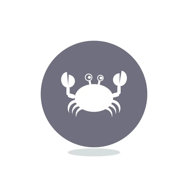 Crab web icon — Stock Vector