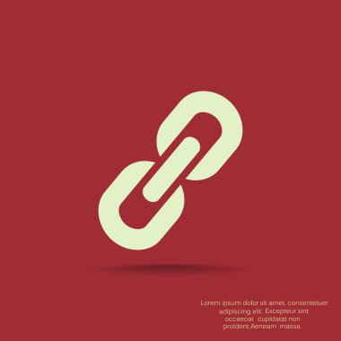 Basit zincir web simgesi