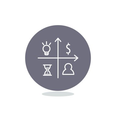 İş ile grafik simgesini simgeleri