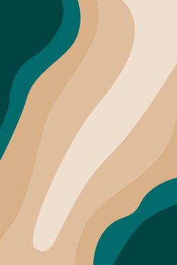 Poster yeşili biege renkleri. Soyut trend evrensel arkaplan şablonu. Kapak, davetiye, afiş, pankart, broşür, kart, broşür ve diğer şeyler için