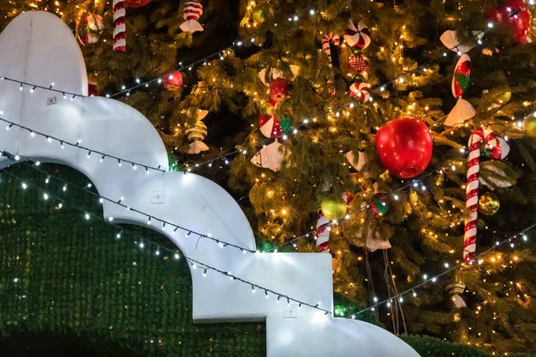 2019 Kyiv Ukrayna Noel Yeni Yıl Tatili Sofya Meydanı Nda — Stok fotoğraf
