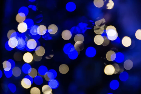 Navidad Bokeh Luces Noche —  Fotos de Stock