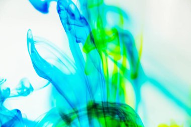 Sıvı boya - soyut çizgiler, şekiller ve desenler.